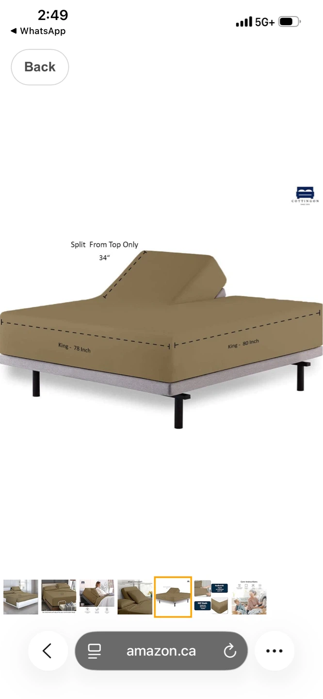 Luxury Split Head King Sheet Set - photo 4