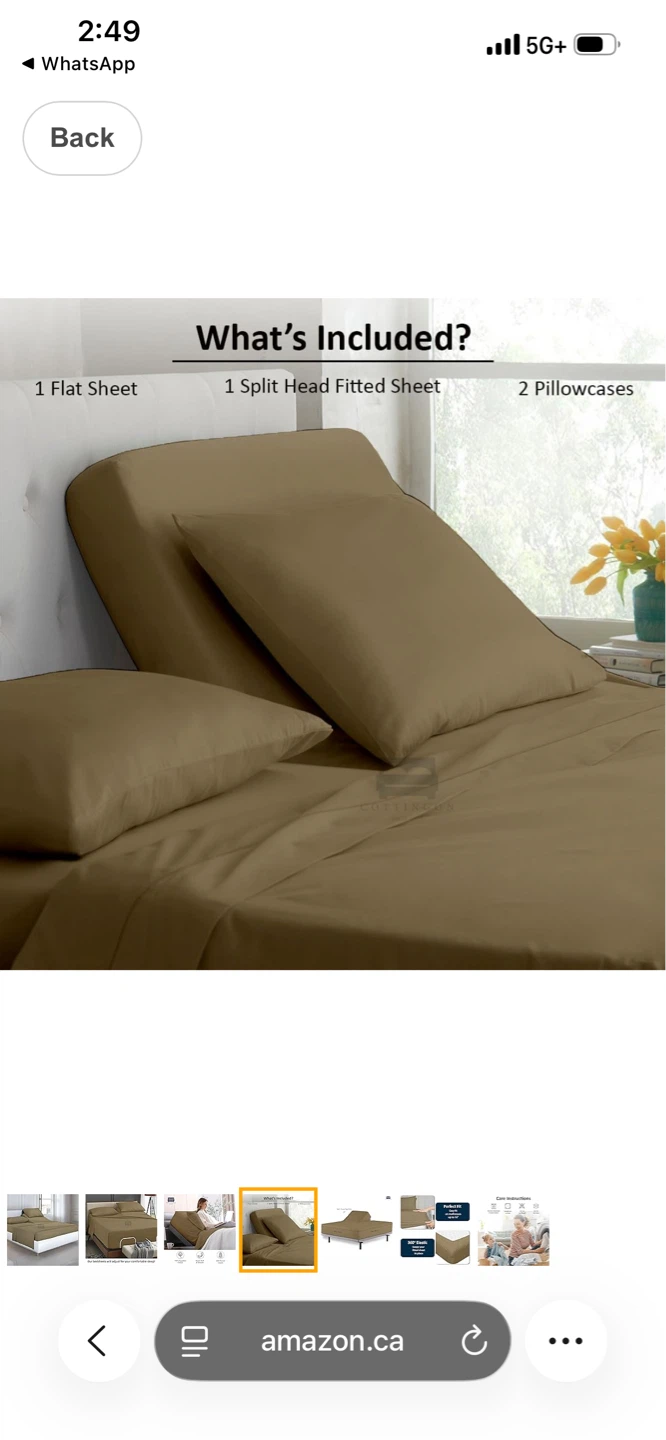 Luxury Split Head King Sheet Set - photo 3