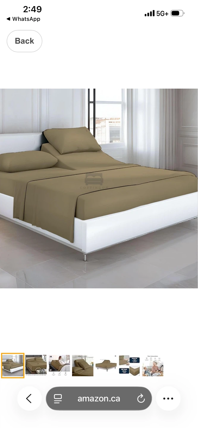 Luxury Split Head King Sheet Set