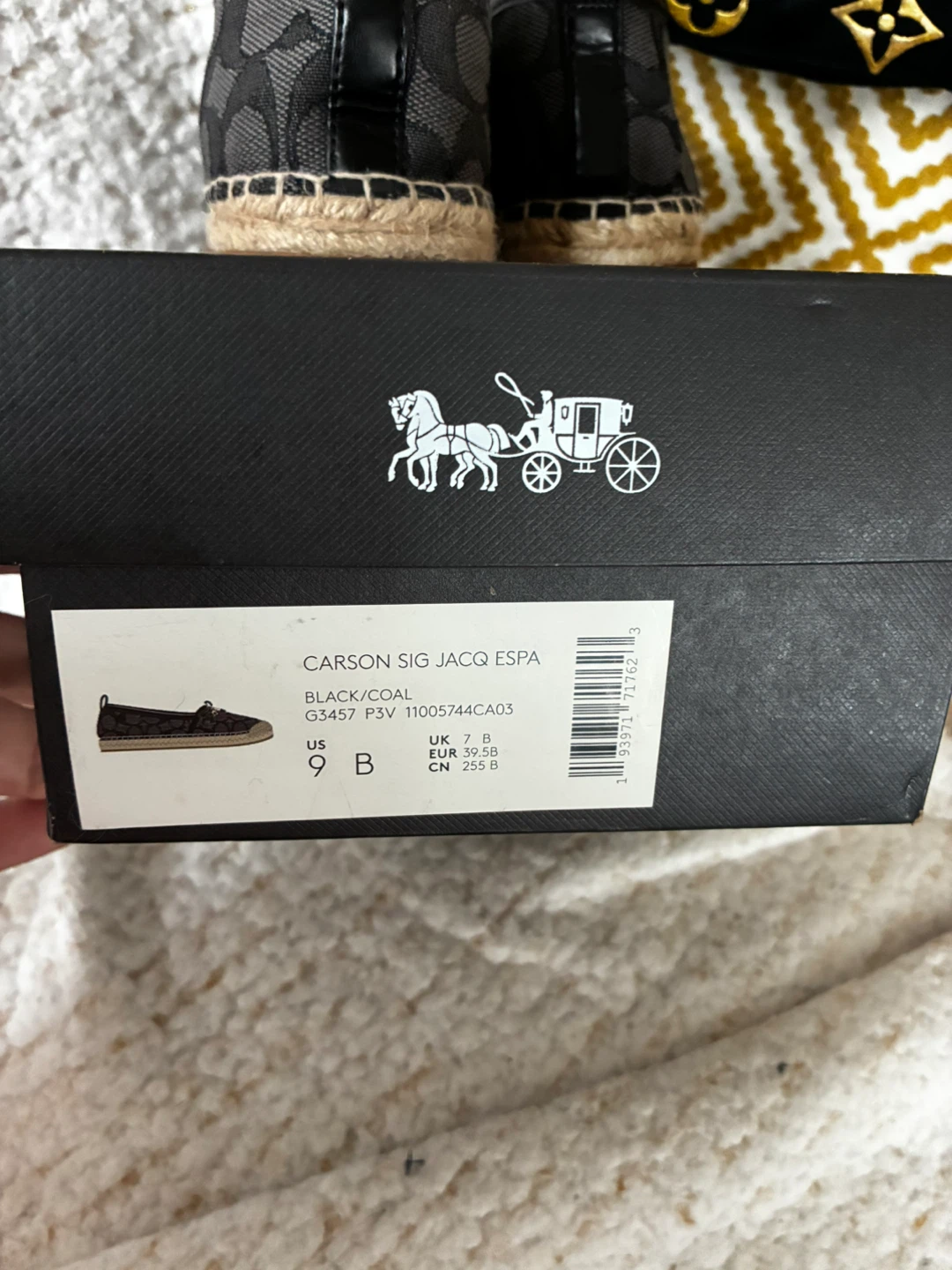 Coach Carson Sig Jacquard Espadrille Flats - photo 2