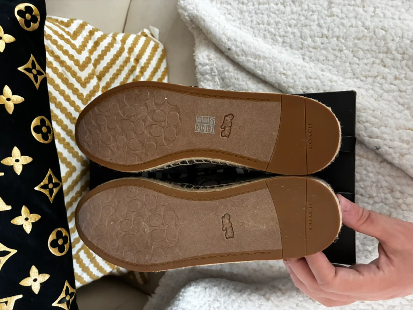 Coach Carson Sig Jacquard Espadrille Flats - photo 5