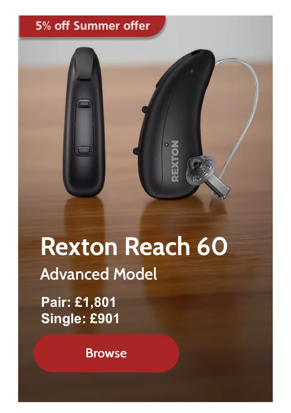 Rexton Reach 60 Hearing Aids with Charging Case - photo 4