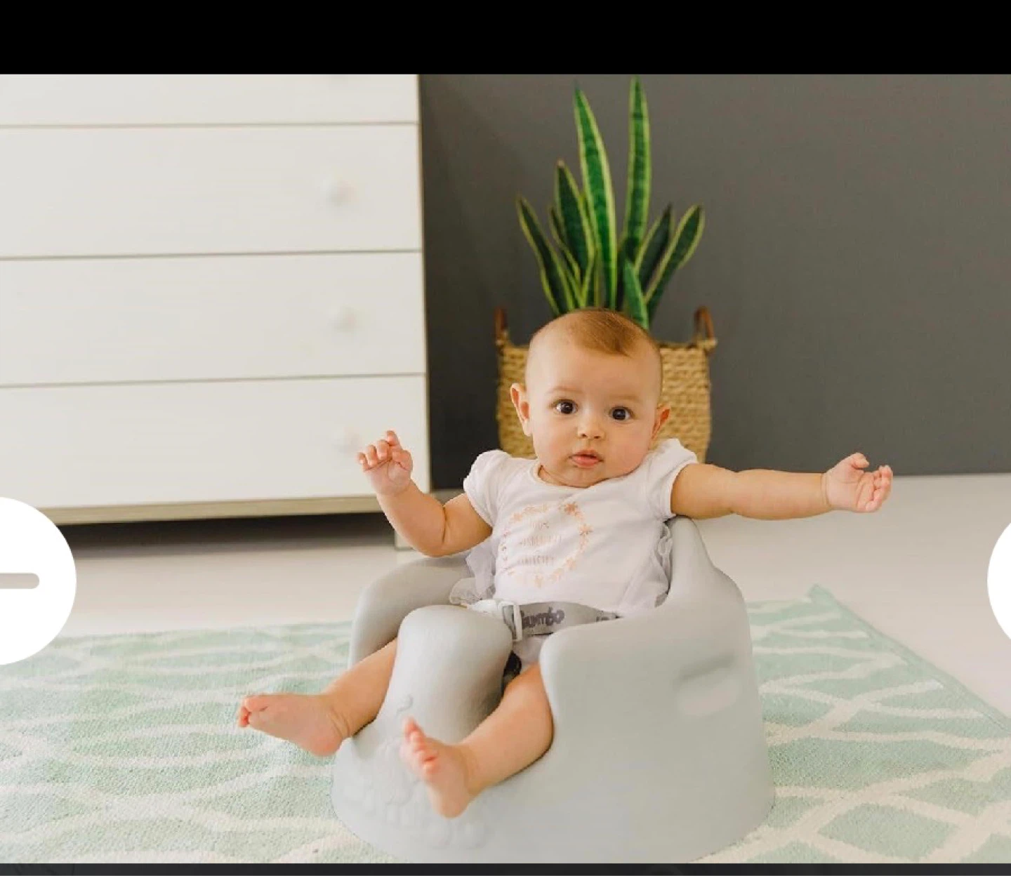 Bumbo Floor Seat - Cool Grey - photo 2
