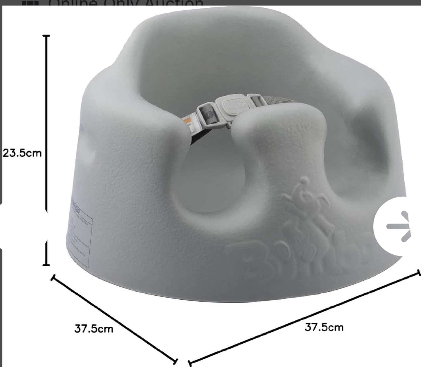 Bumbo Floor Seat - Cool Grey - photo 3