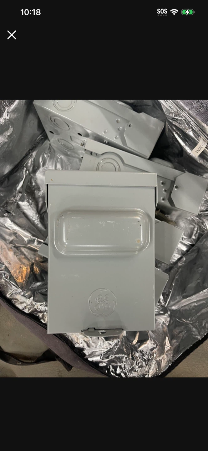 GE Electrical Breaker Box