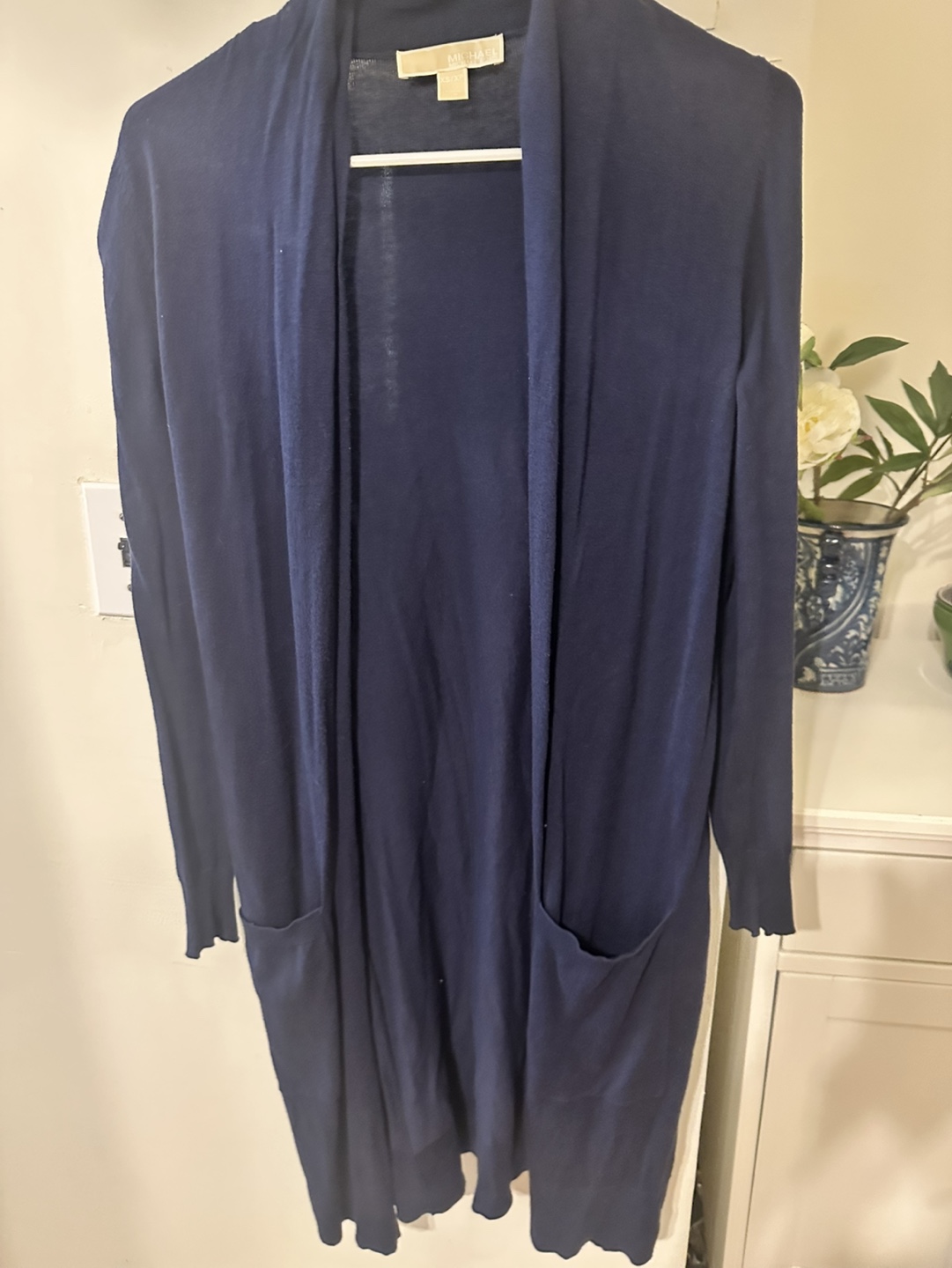 Michael Kors Navy Blue Cardigan
