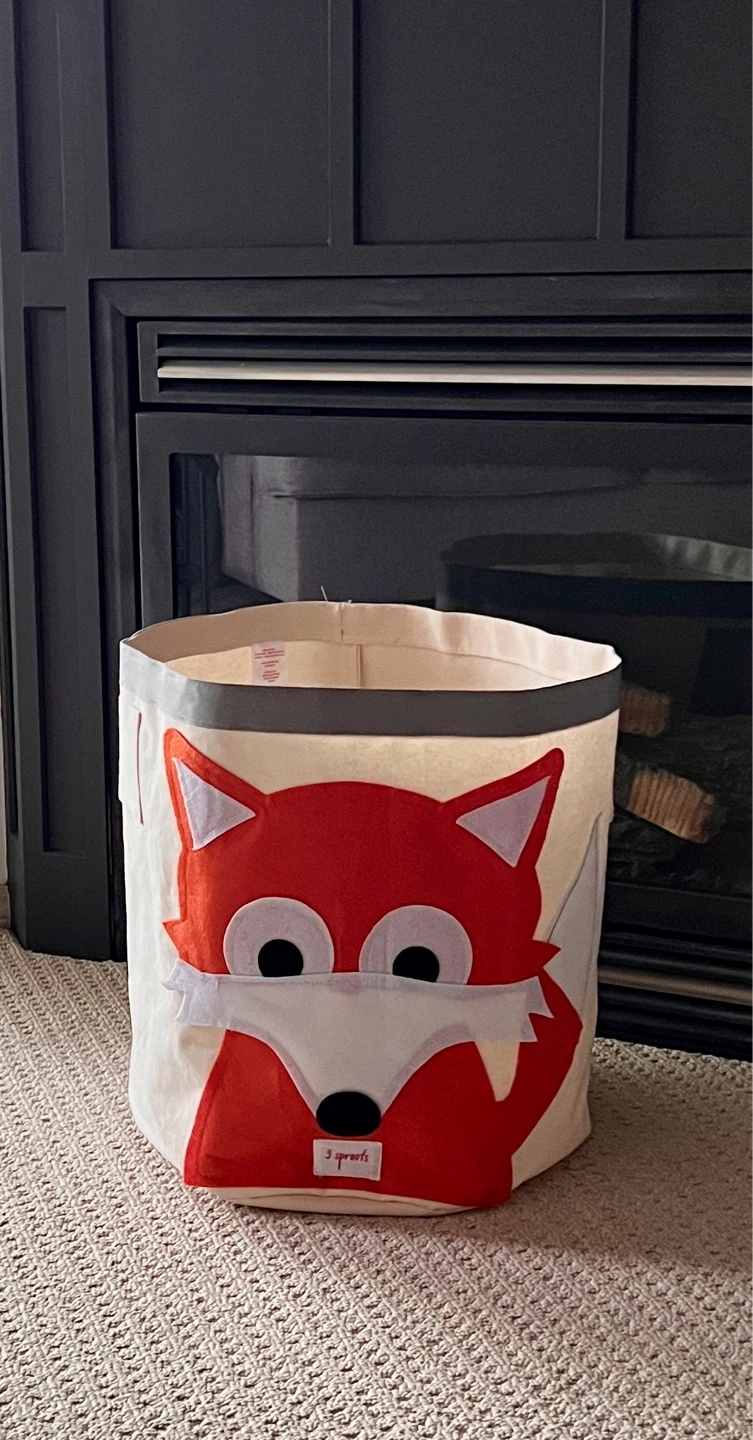 3 Sprouts Fox Storage Bin