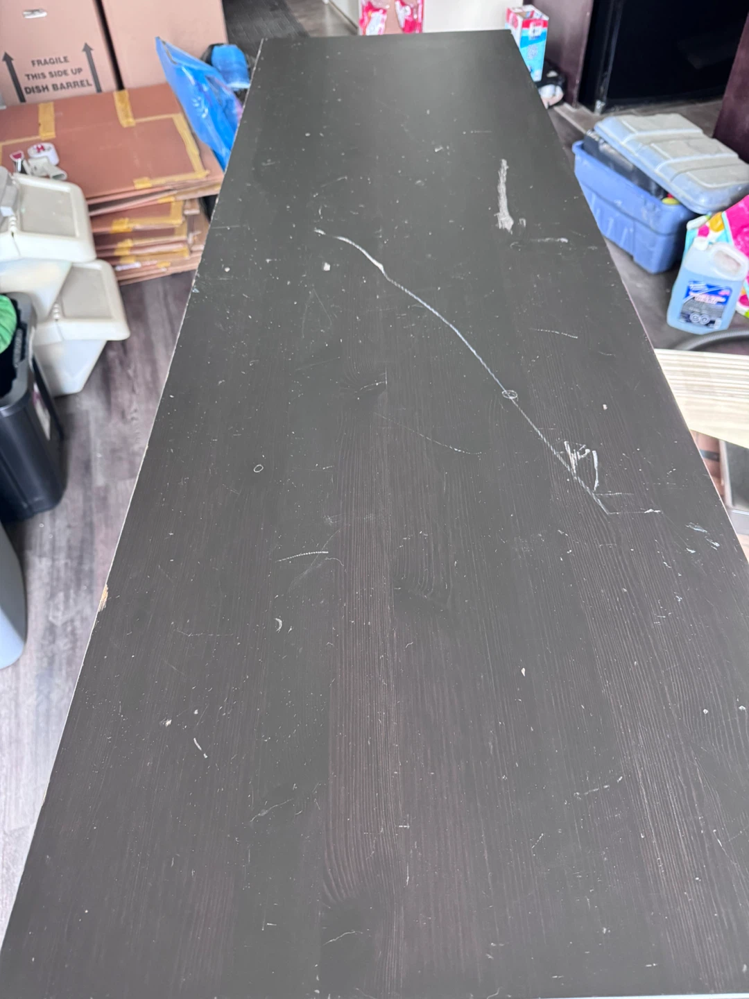Dark Brown Dresser with 10 Drawers - photo 4