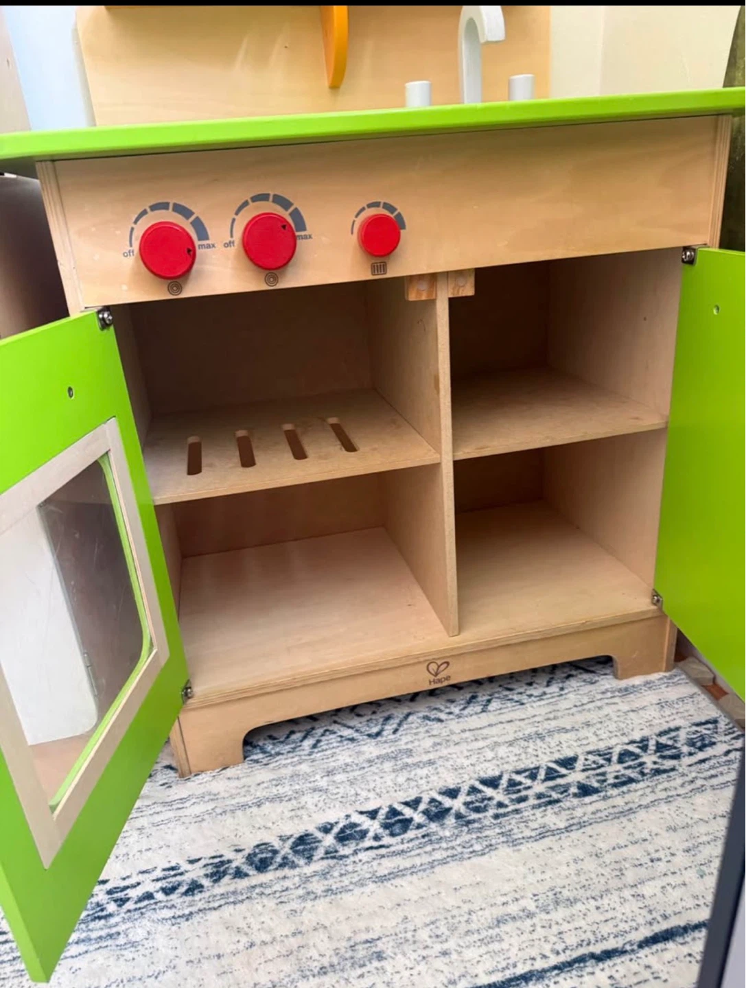Educo & Hape Wooden Play Kitchen Set with Refrigerator - photo 4
