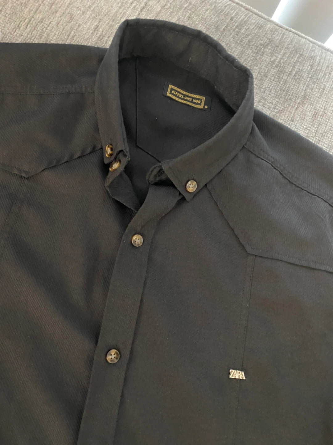 Zara Men's Long Sleeve Button-Up Shirt - photo 3