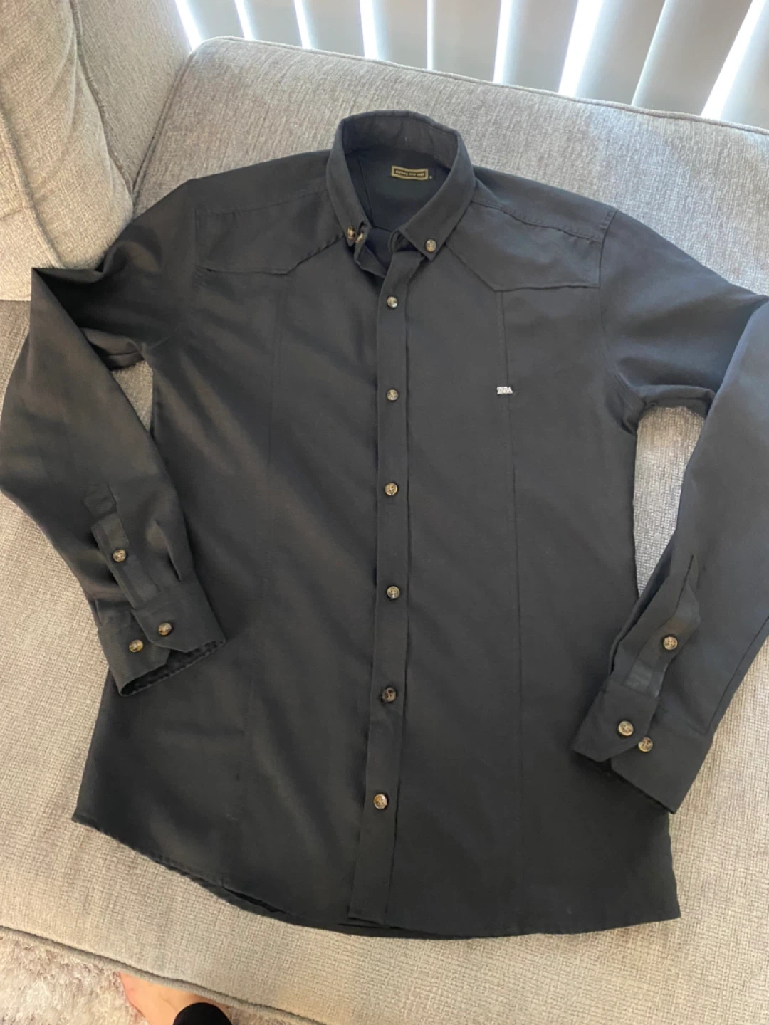 Zara Men's Long Sleeve Button-Up Shirt - photo 4