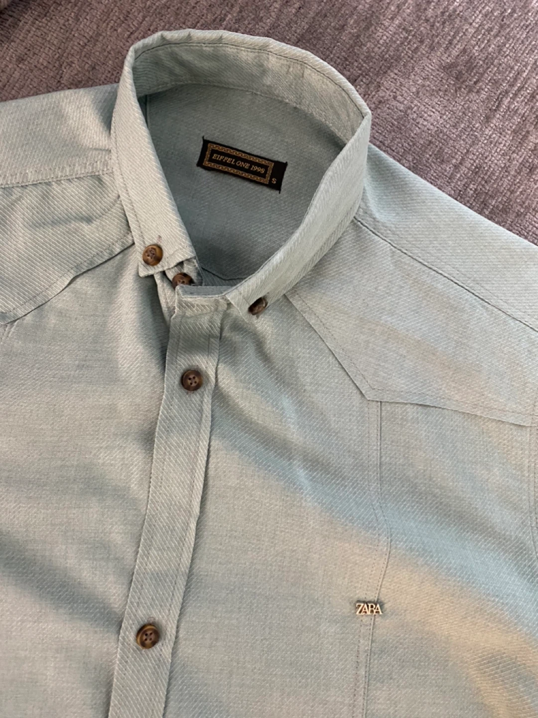 Zara Men's Long Sleeve Button-Up Shirt