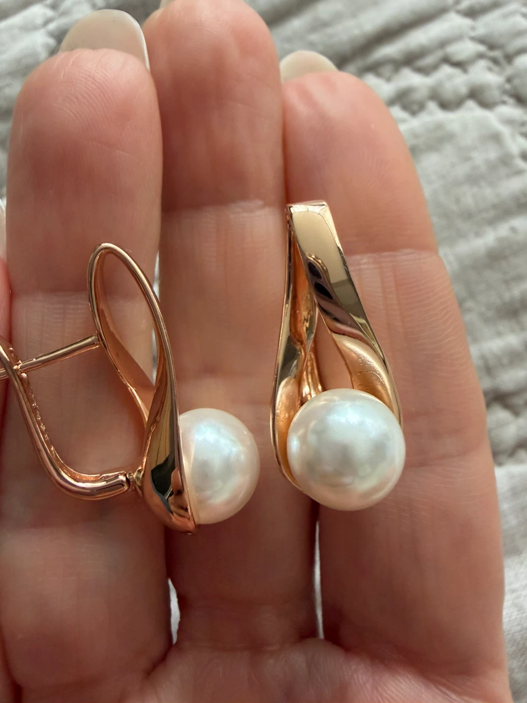 14k pearl earrings