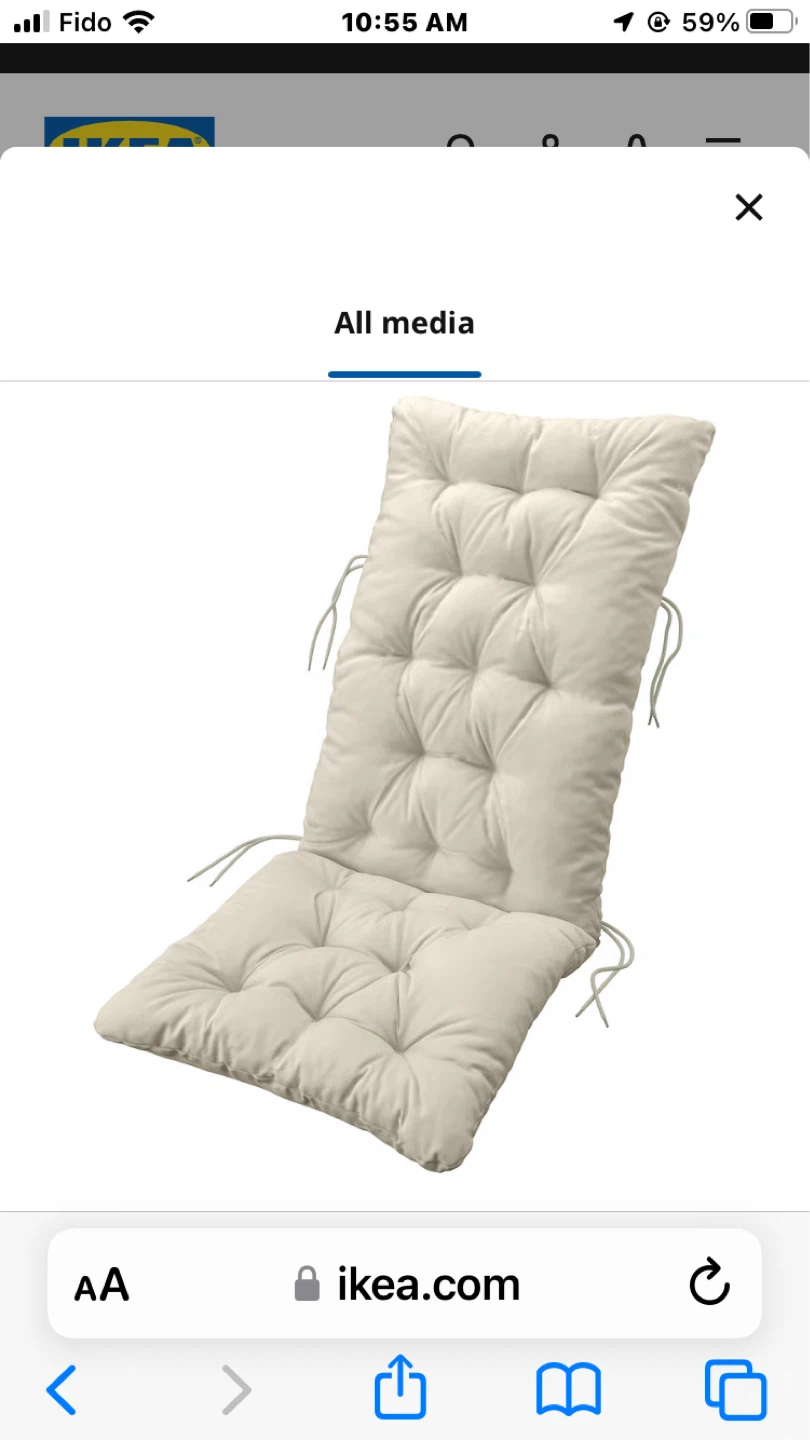 2 Cream Cushions - photo 4