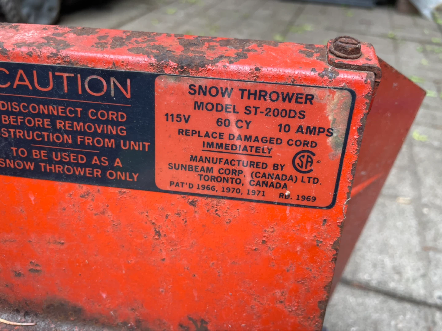 Snow blower electric (As it’s) - photo 3