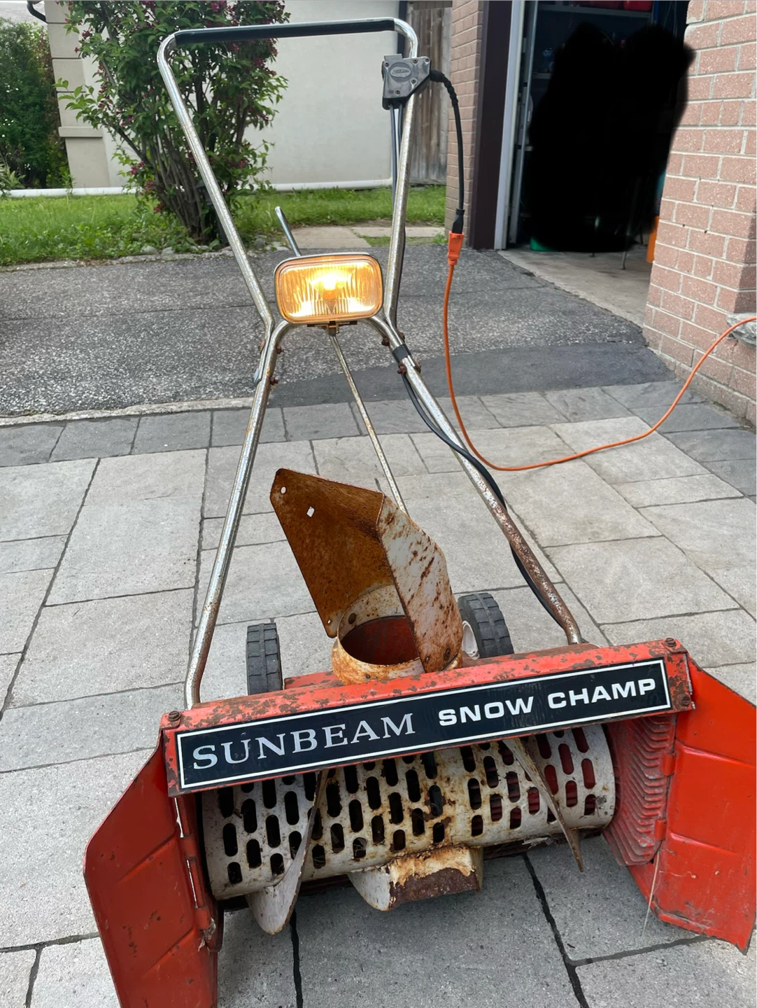 Snow blower electric (As it’s)