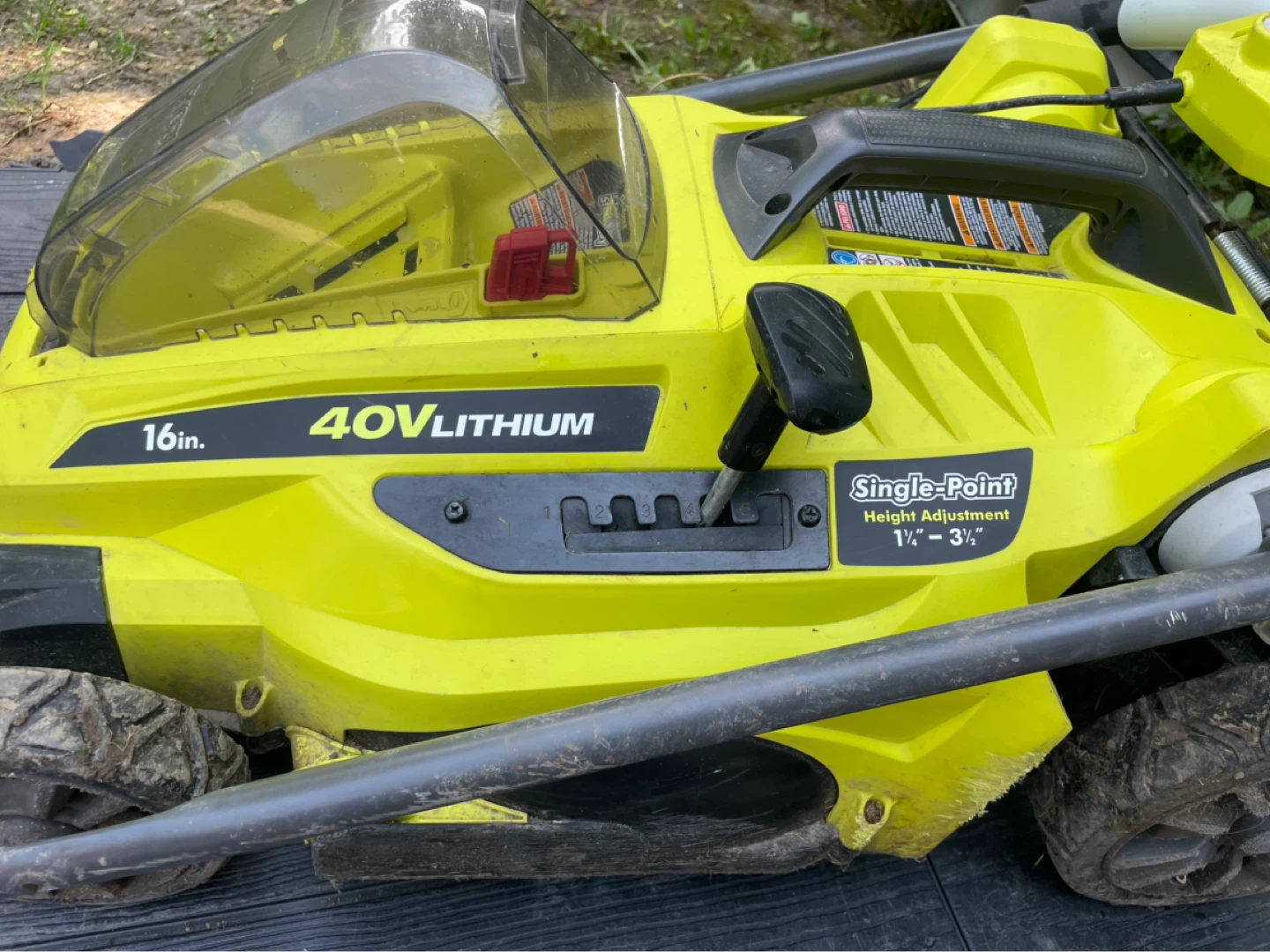 Ryobi lawnmower for parts 40 volt - photo 5