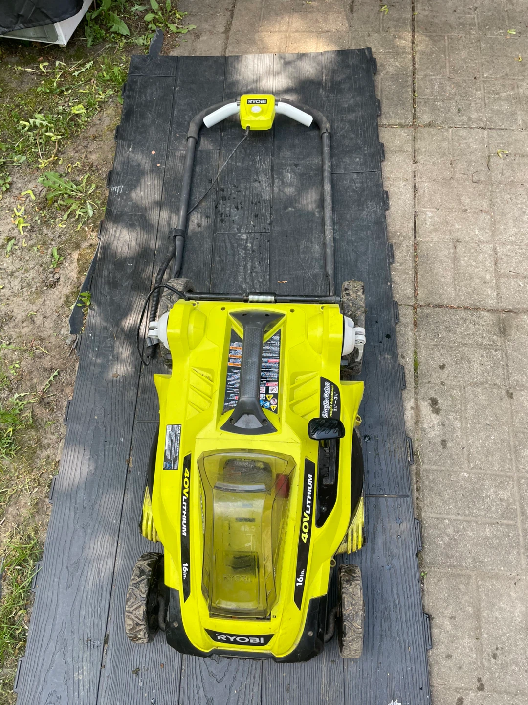 Ryobi lawnmower for parts 40 volt
