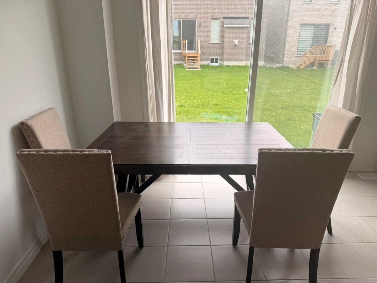 Ashley Solid Wood Dining Table Set with 6 Chairs - photo 5