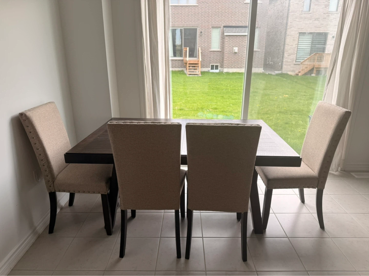 Ashley Solid Wood Dining Table Set with 6 Chairs - photo 4