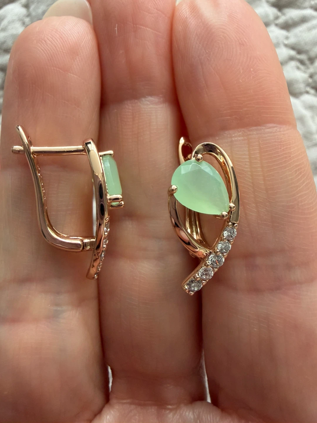 14k gemstone earrings