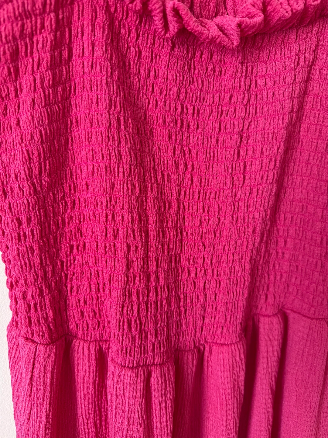H&M Smocked Dress - Size L - Pink - photo 2