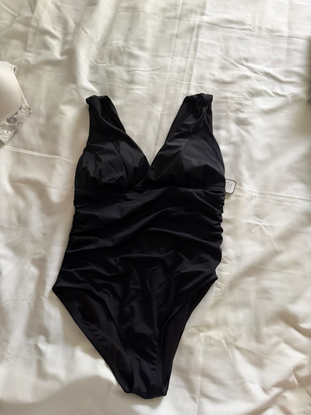 Time and Tru Black One-Piece Swimsuit - photo 2