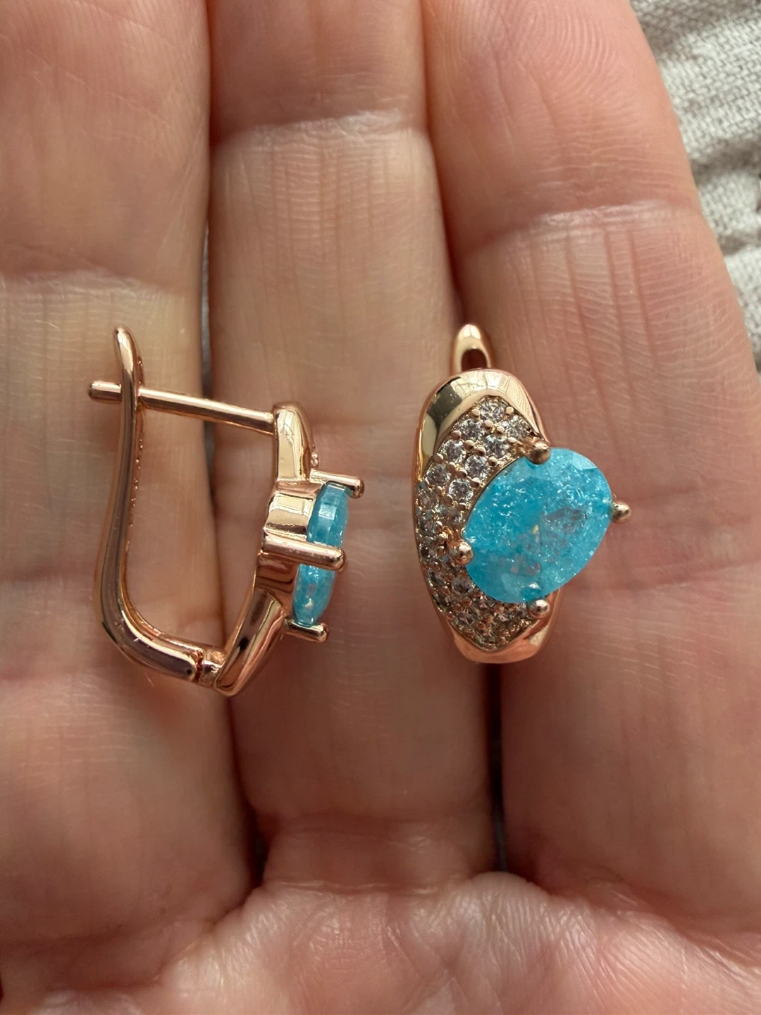 14k gemstone earrings