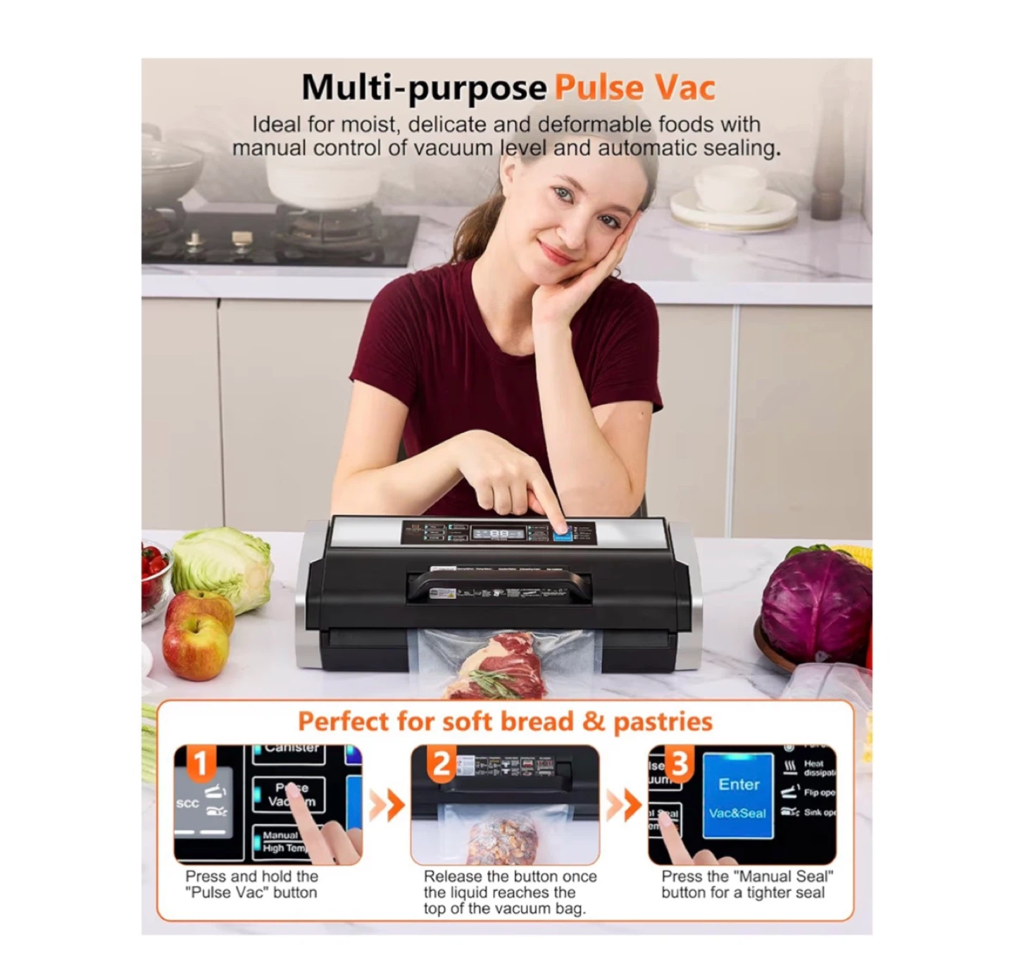 Brand new 95KPa Vacuum Sealer Machine - photo 4