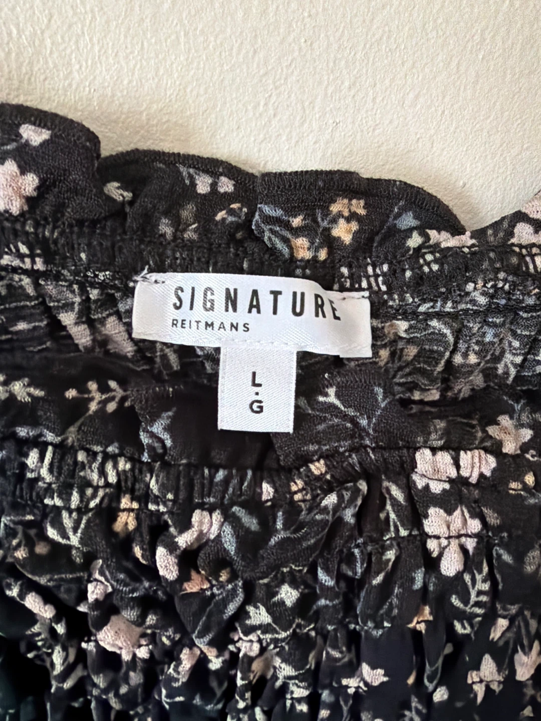 Reitmans Signature Smocked Floral Blouse - photo 2