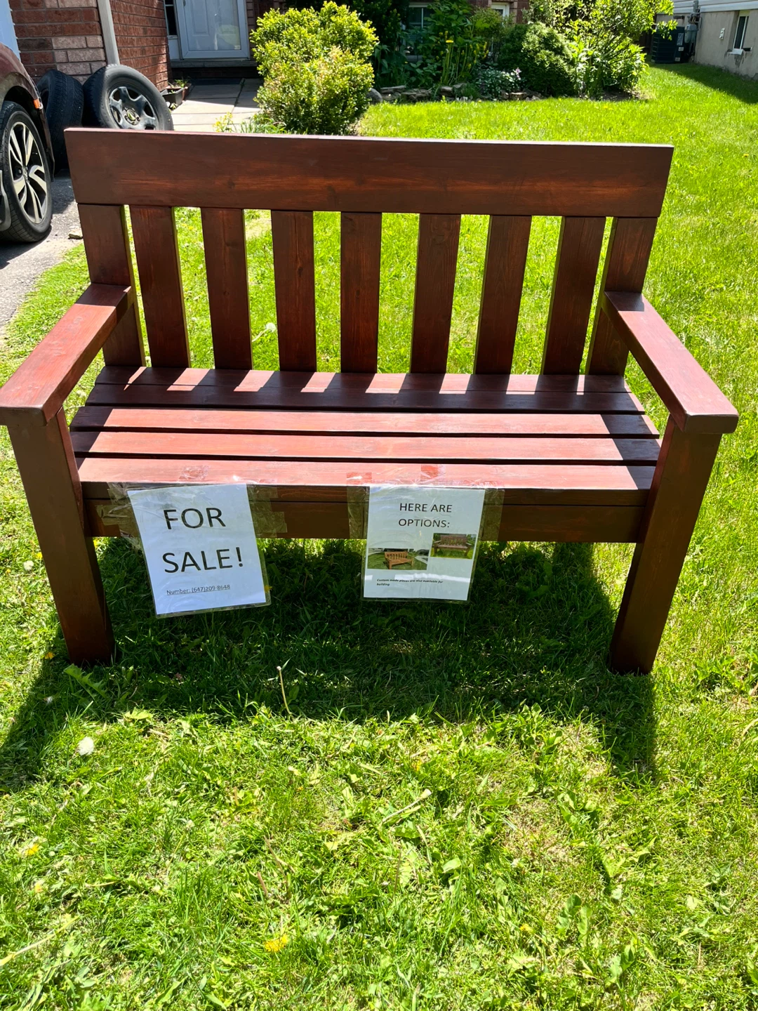 Outside Patio Bench - photo 3