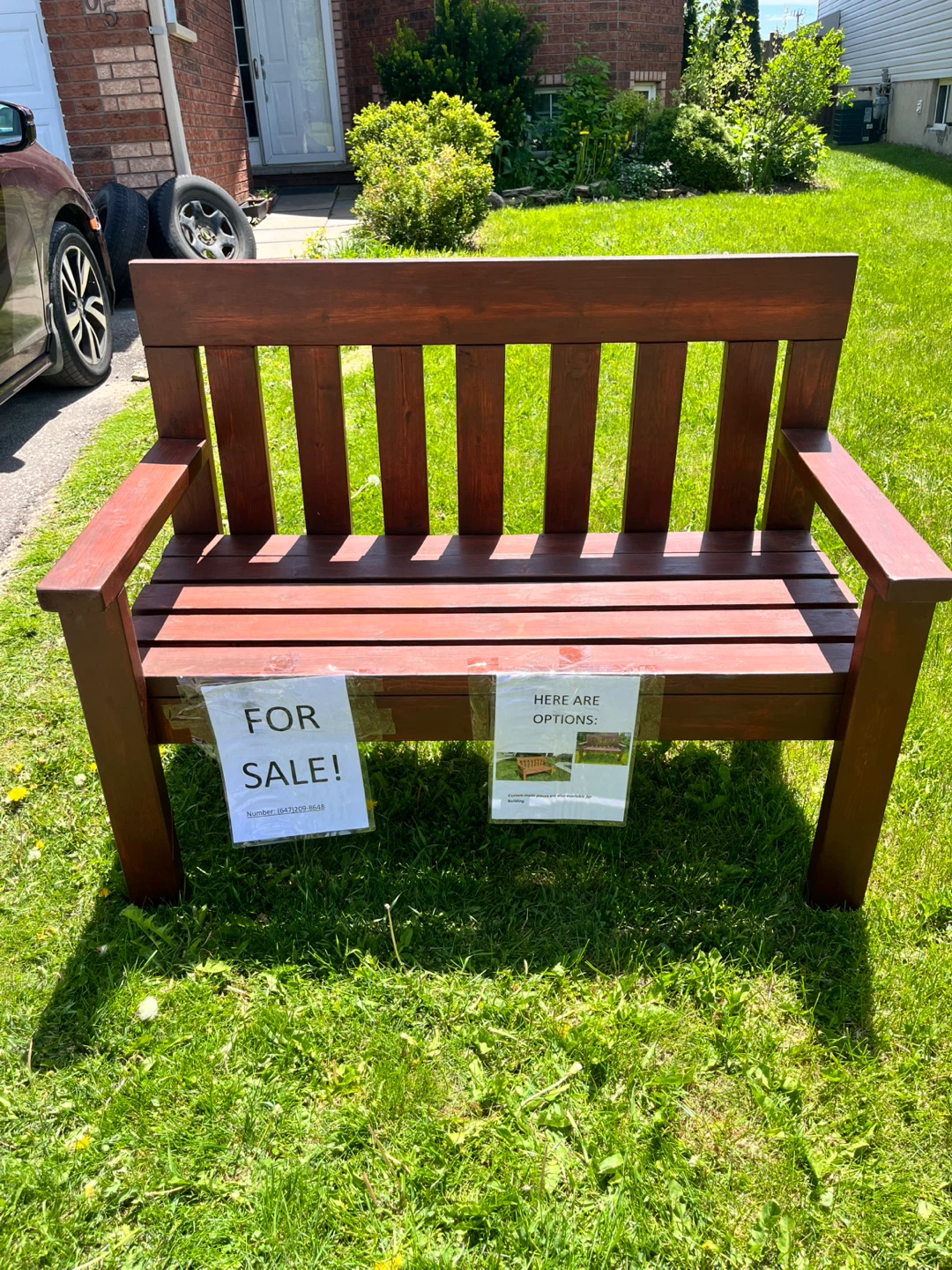 Outside Patio Bench - photo 2
