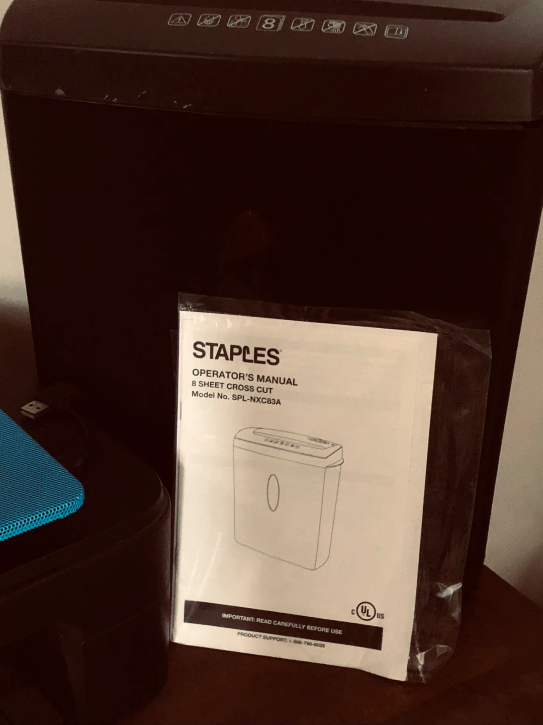 Canon Printer and Staples Shredder Operator's Manual Bundle