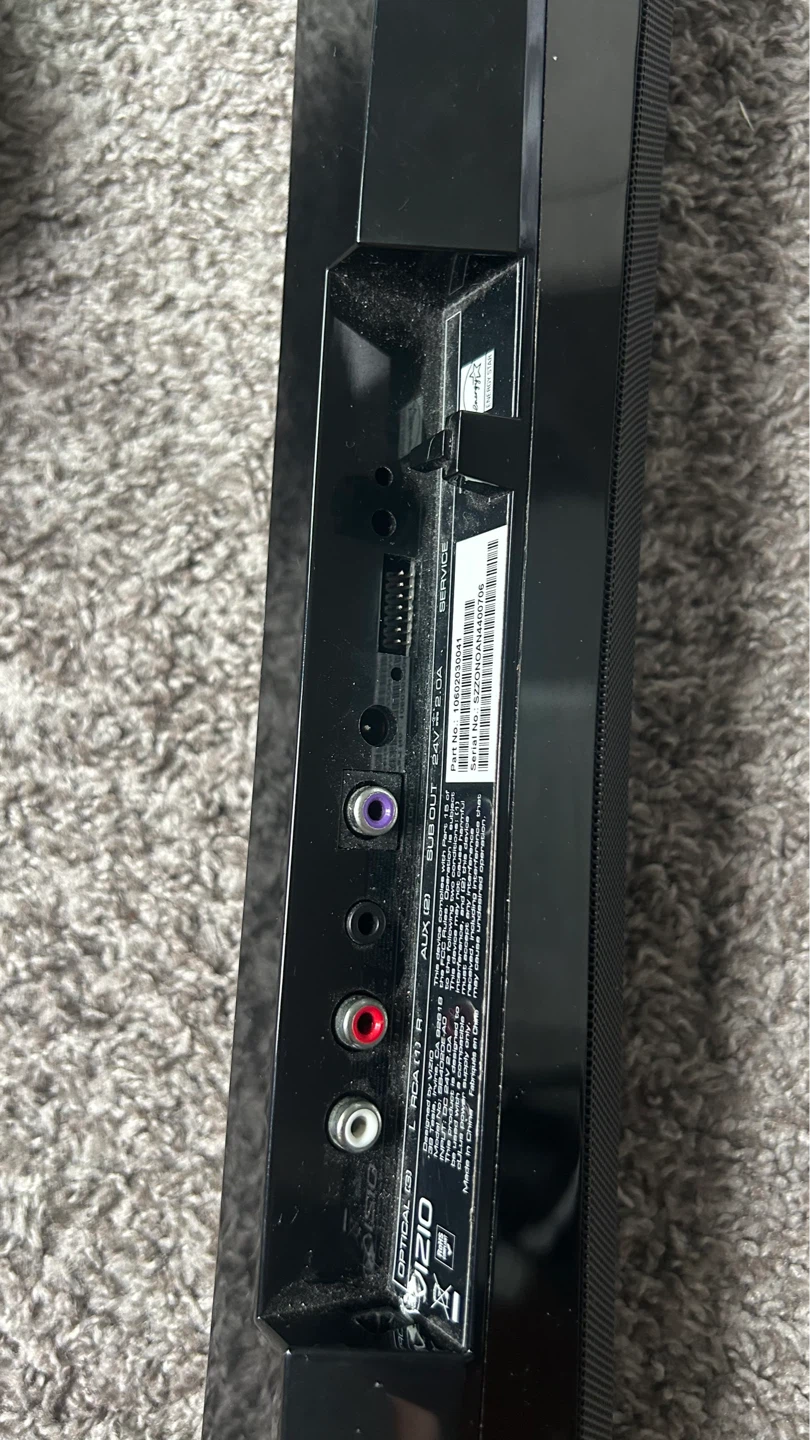 VIZIO Sound Bar with Power Adapter