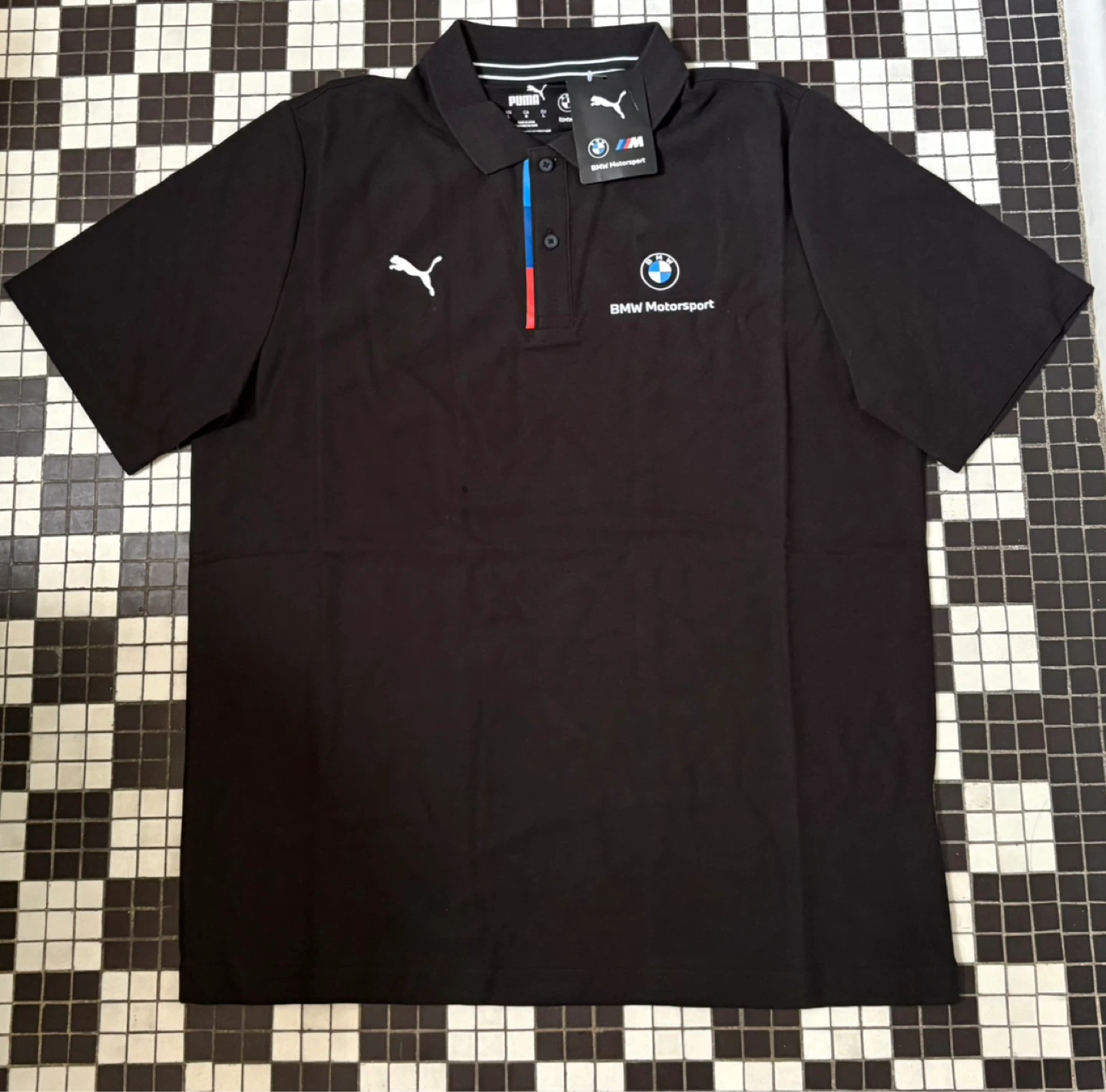 Puma BMW Motorsport Polo Shirt - Black - L