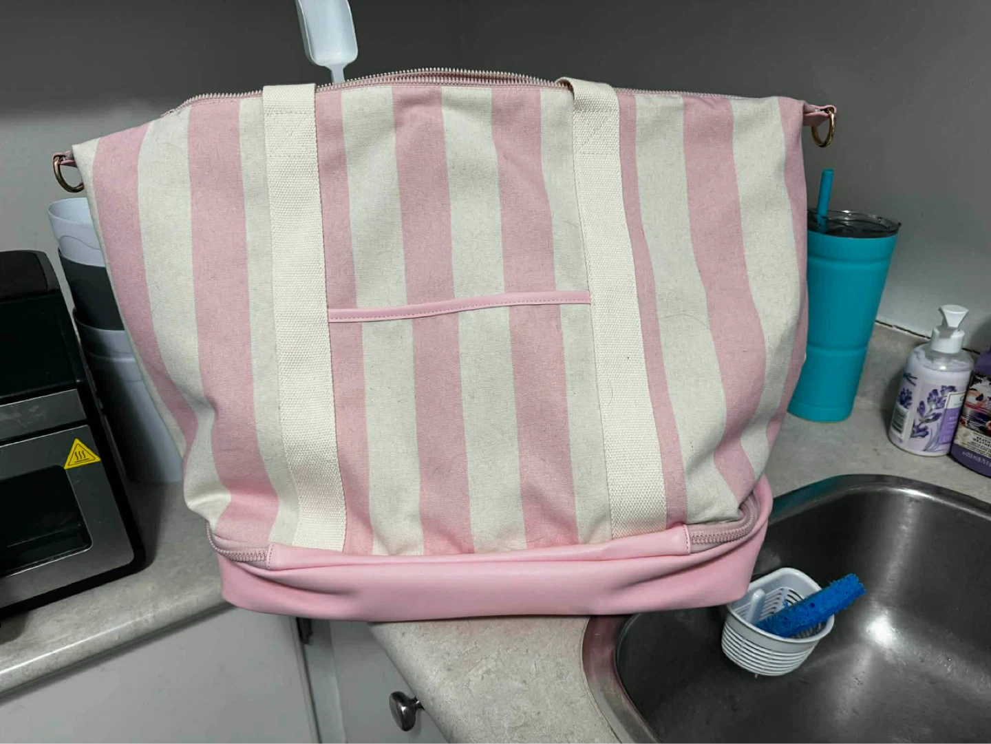 Poppies and Peonies Cooler Bag