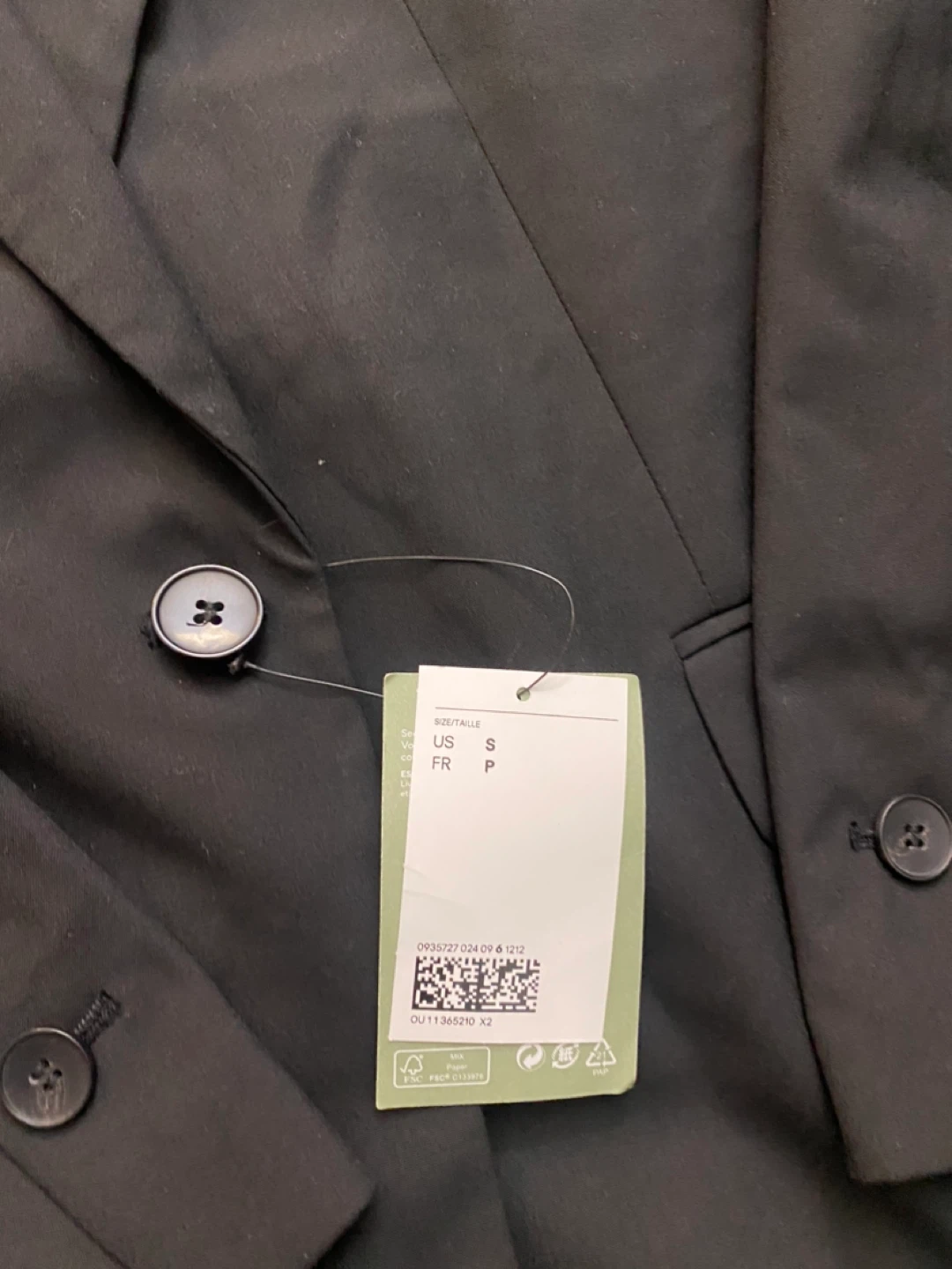 H&M Black Blazer Size S - photo 2