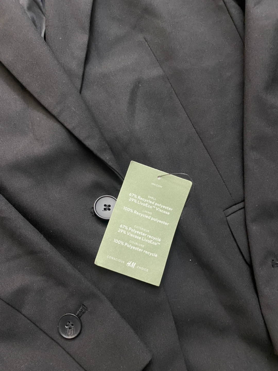 H&M Black Blazer Size S