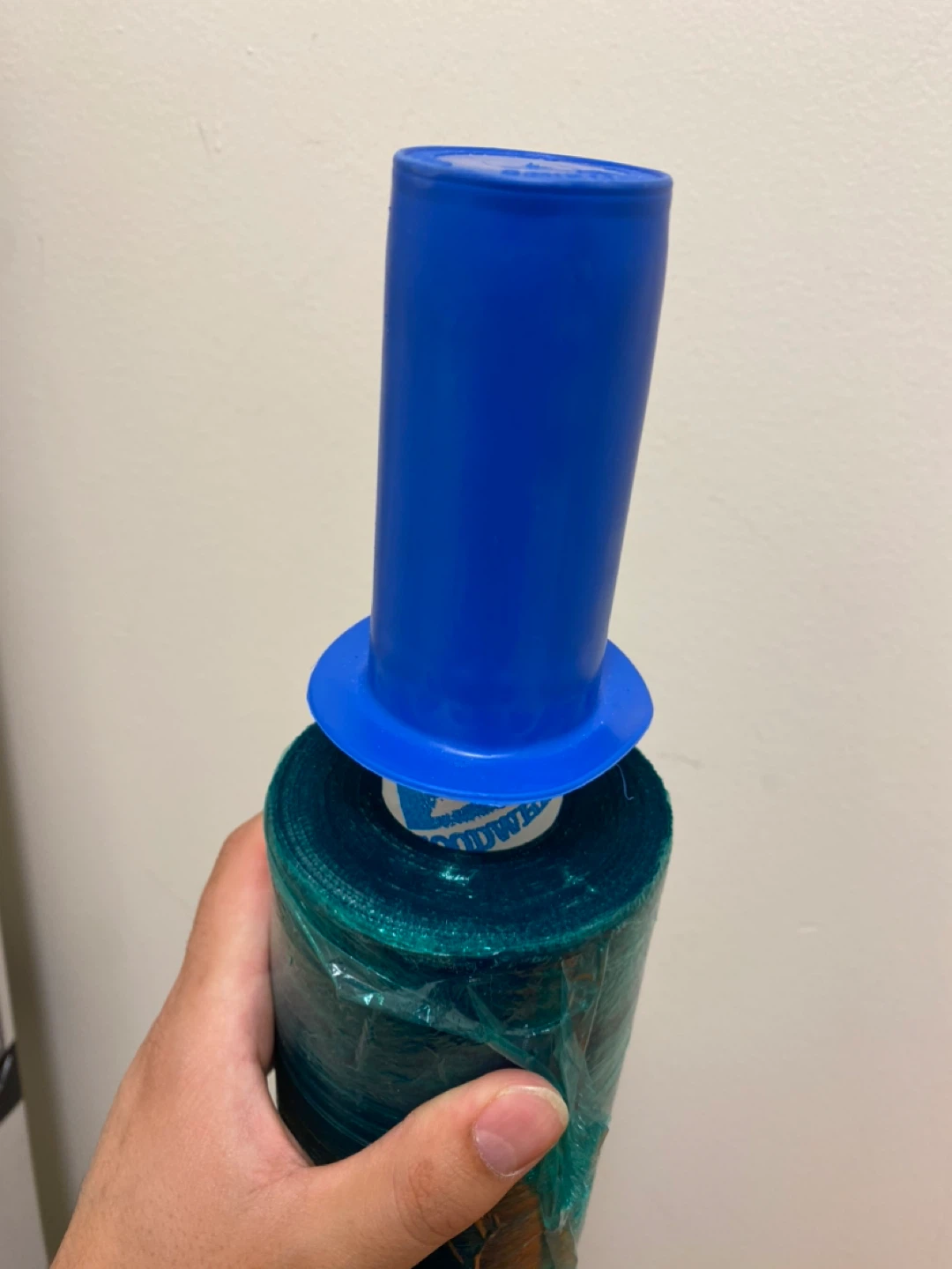 Stretch Wrap Dispenser with Green Film