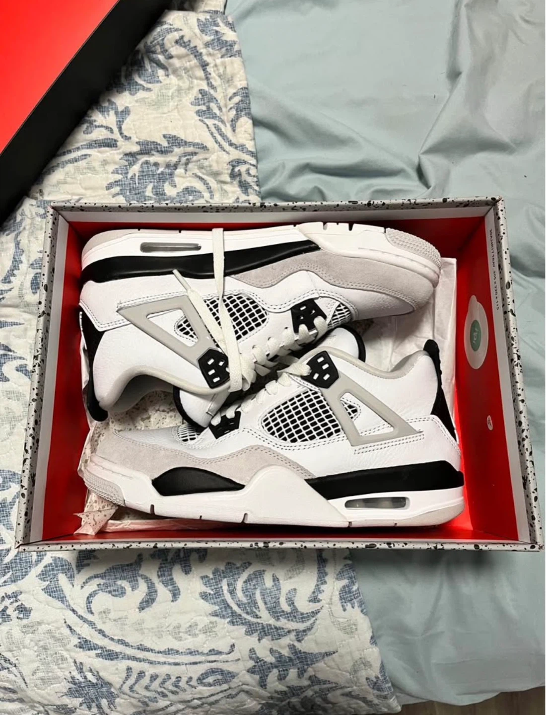 Jordan 4 Military Black - Size 7Y