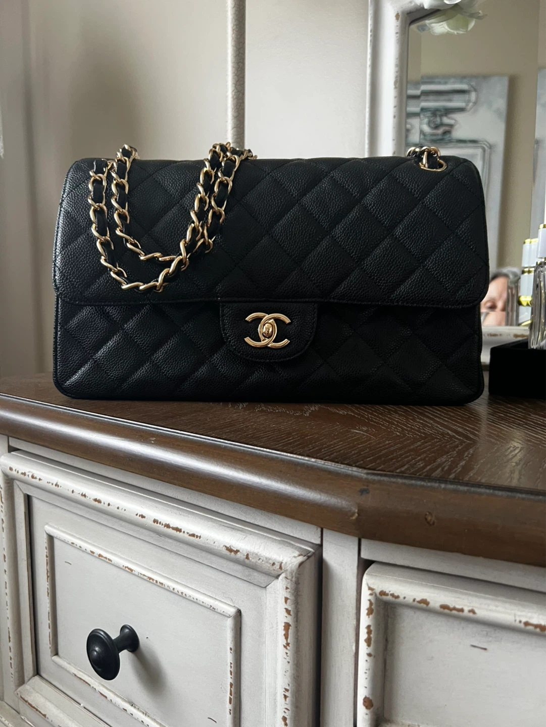 Chanel Black Quilted Leather Flap Bag