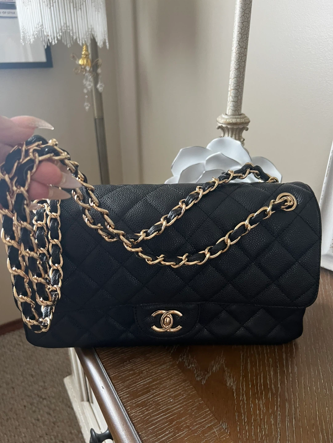 Chanel Black Quilted Leather Flap Bag - photo 2