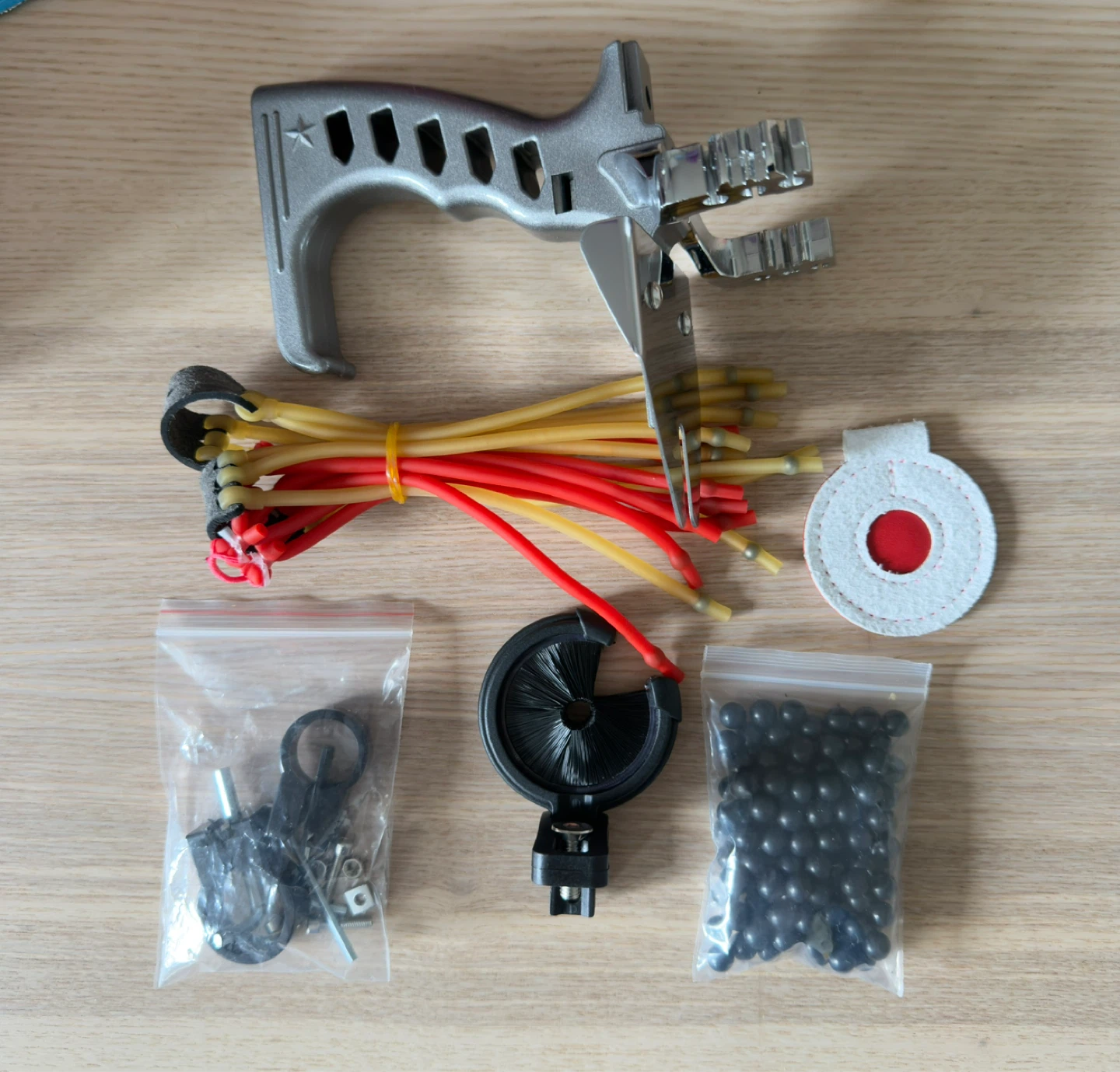 Slingshot Kit with Bands, Balls, and Targets