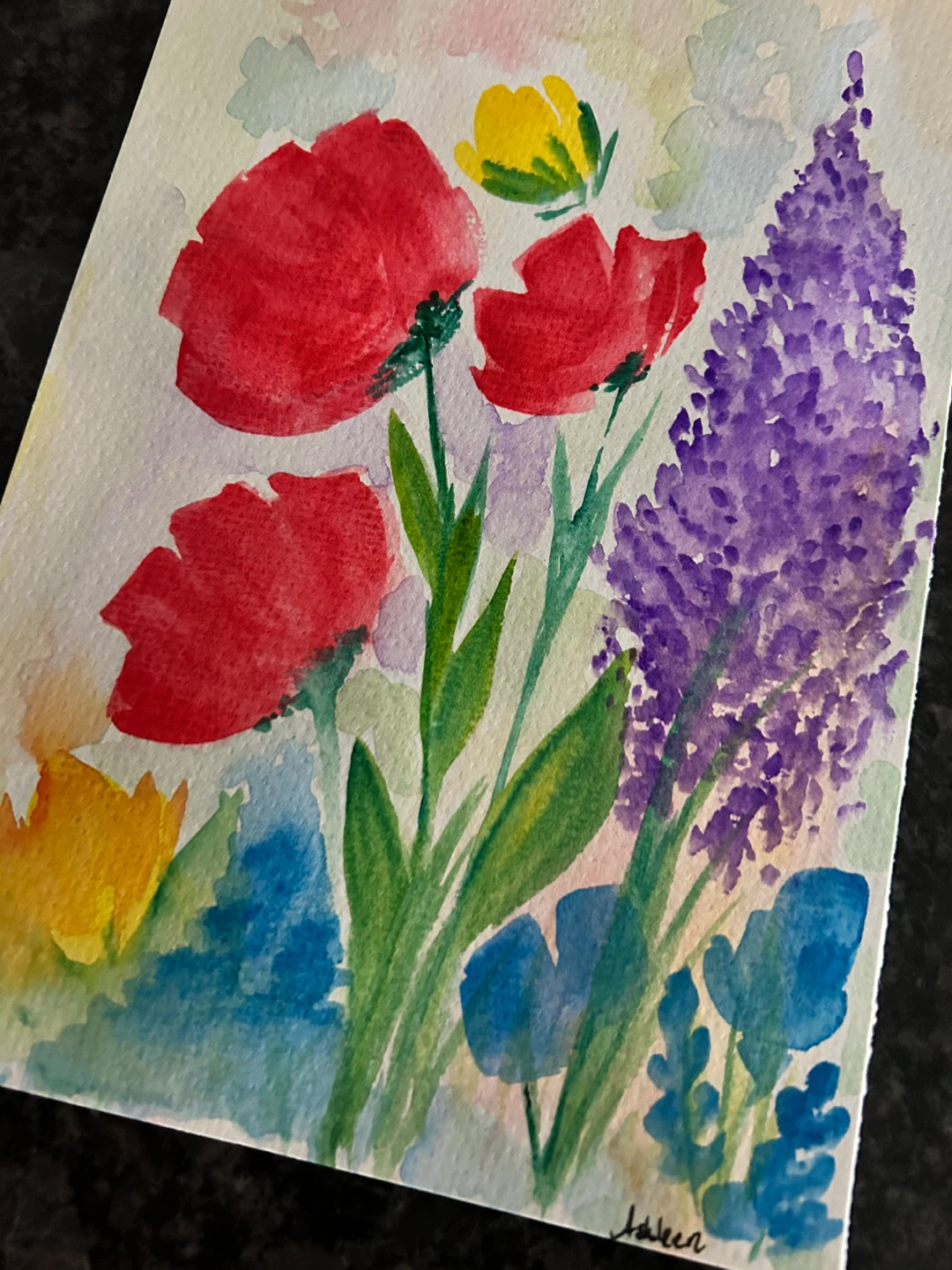 Original Watercolor Painting from the artist - photo 4
