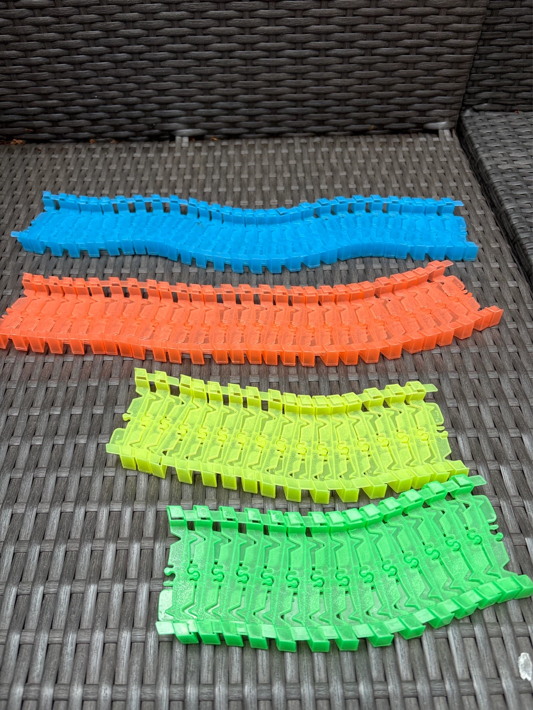 Glow-in-the-Dark Race Track Pieces