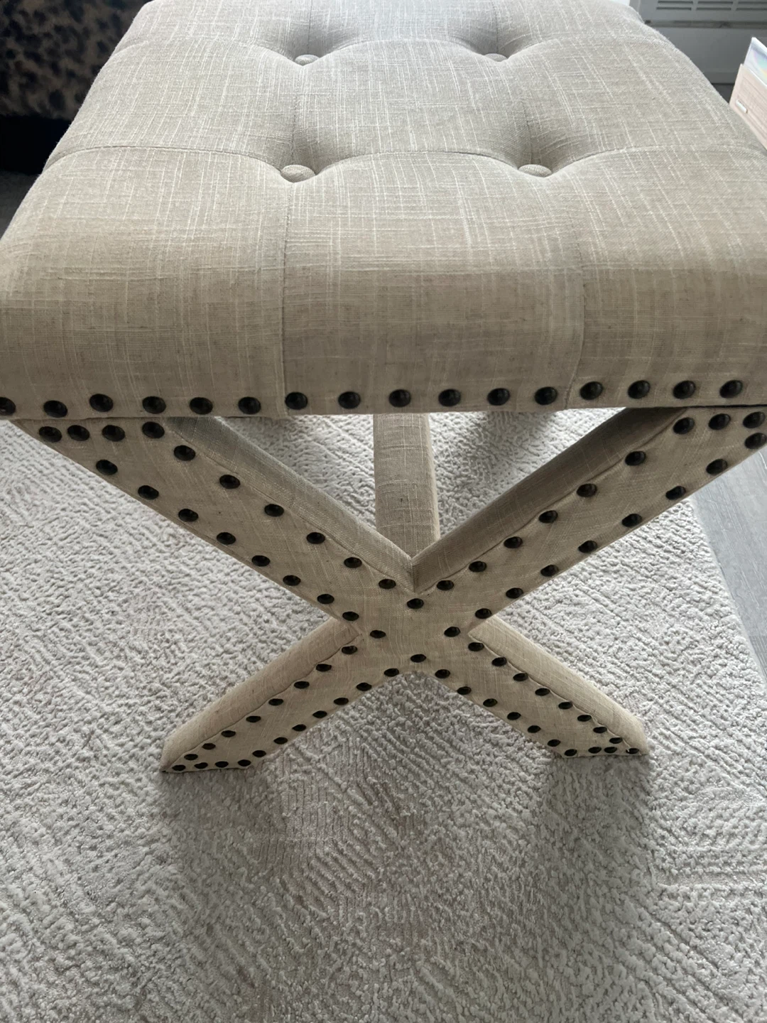 Tufted Ottoman Bench - photo 3