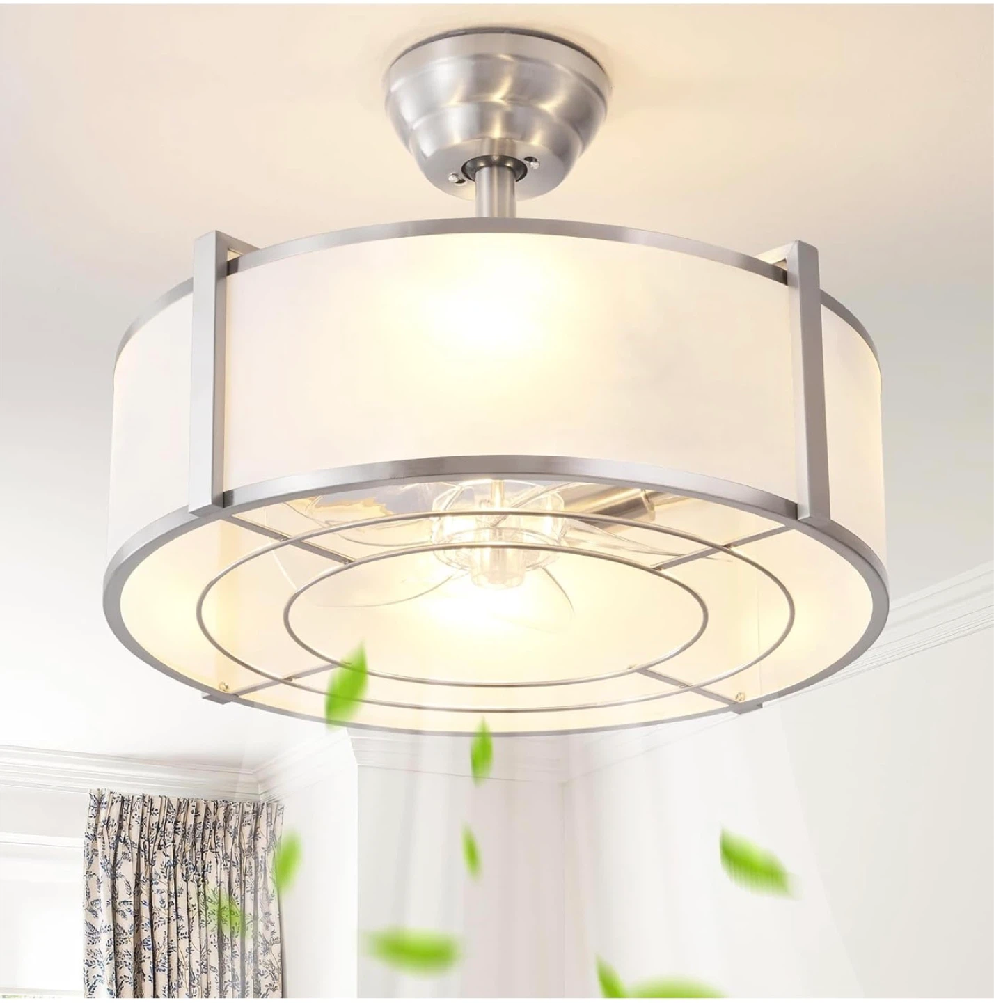 Modern Ceiling Fan with Light Fixture with Remote