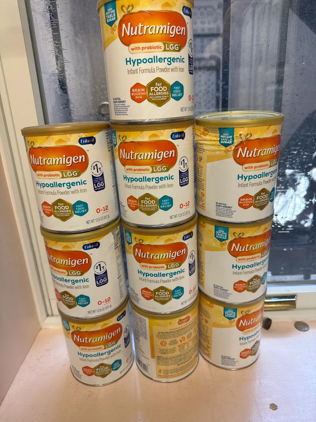 10 cans Nutramigen Hypoallergenic