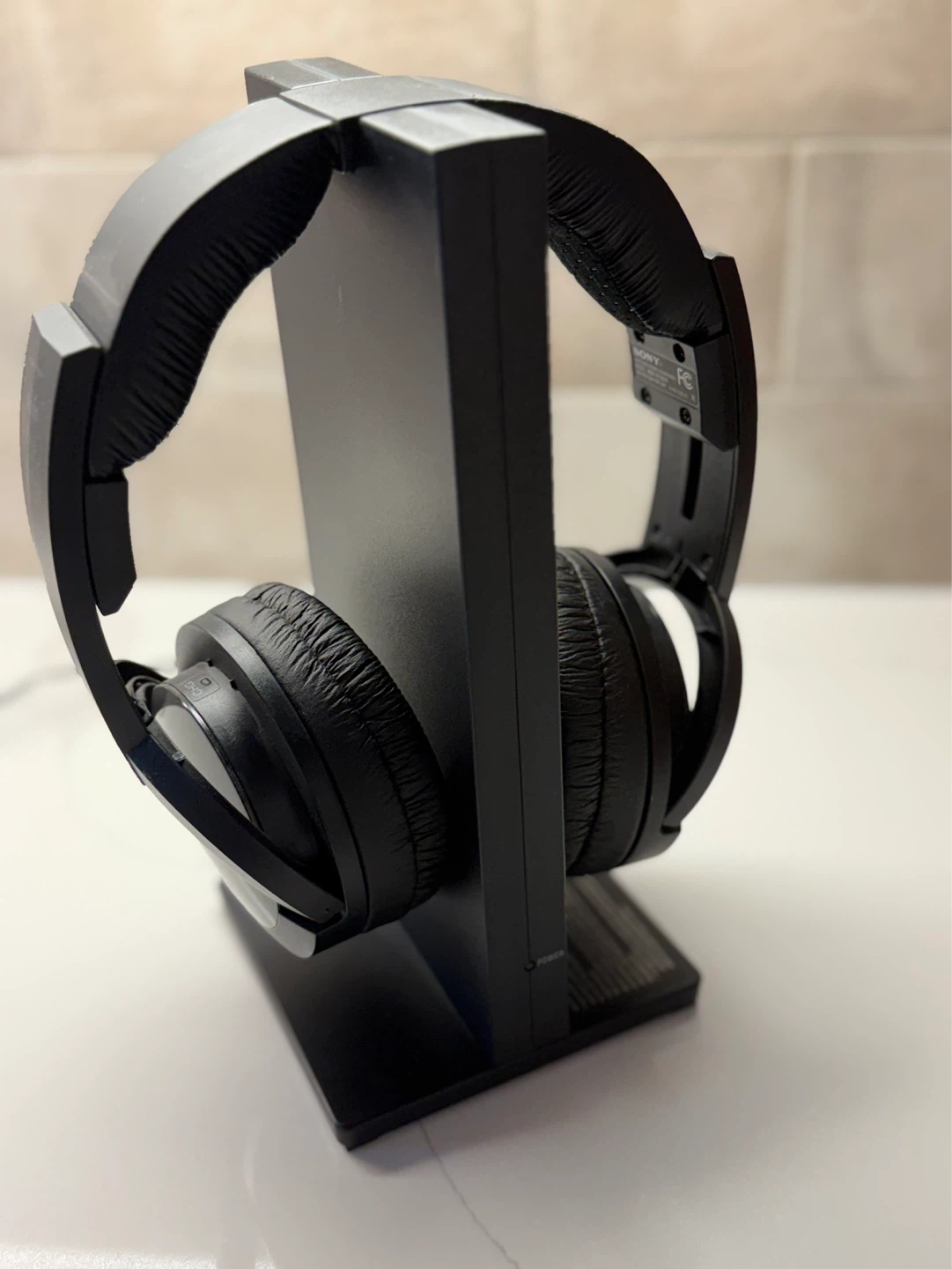 Sony Wireless Headphones with Charging Stand