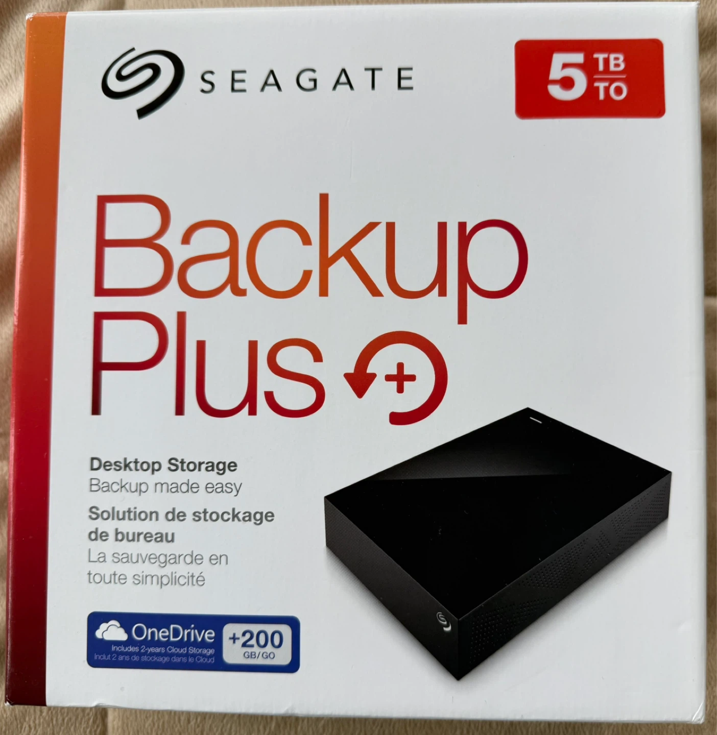 Seagate Backup Plus 5TB Desktop External Hard Drive